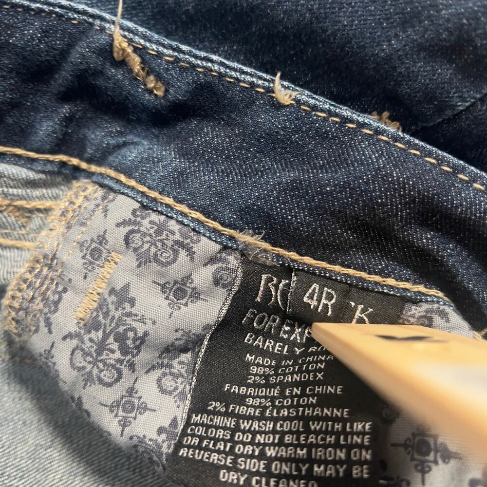 Y2k Rerock Express Barely Boot Jeans 4r Dark Wash… - image 3